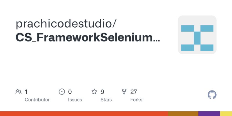 Github Prachicodestudio Cs Frameworkseleniumjava - Best City Arts in HD