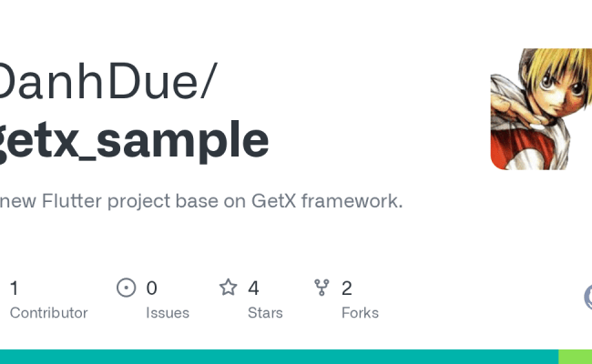 GitHub - DanhDue/getx_sample: A New Flutter Project Base On GetX Framework.