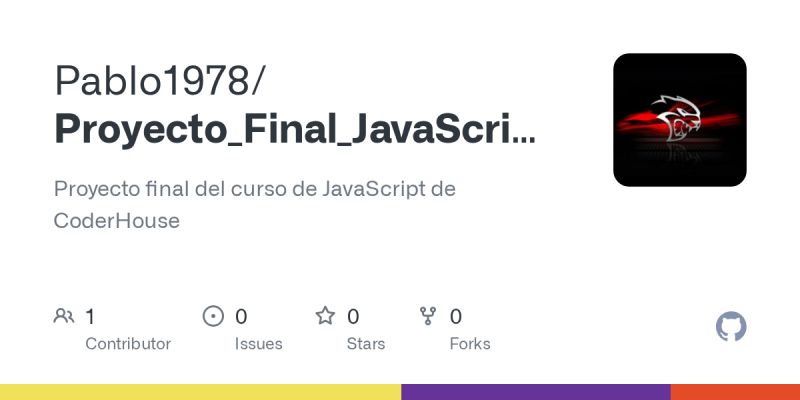 Github Joshuevega Proyecto Final Javascript Entrega Final Del - Modern Dark Illustration - Mobile