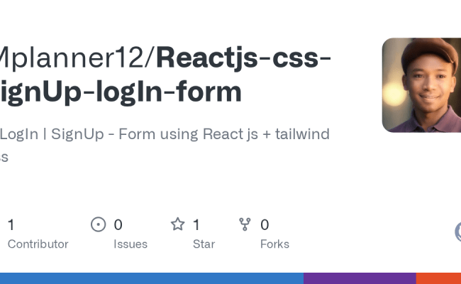 GitHub - Mplanner12/Reactjs-css-signUp-logIn-form: A LogIn | SignUp ...