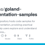 GitHub - JetBrains/goland-documentation-samples: This GitHub Repository ...