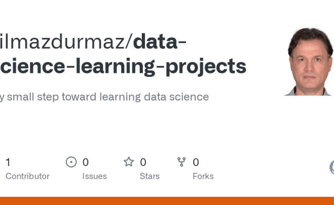 GitHub - Yilmazdurmaz/data-science-learning-projects: My Small Step ...