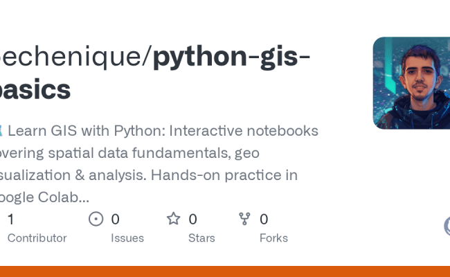 GitHub - Oechenique/python-gis-basics: 🗺️ Learn GIS With Python: Interactive Notebooks Covering ...