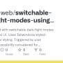 GitHub - Aashishweb/switchable-dark-light-modes-using-react: A React Project With Switchable ...