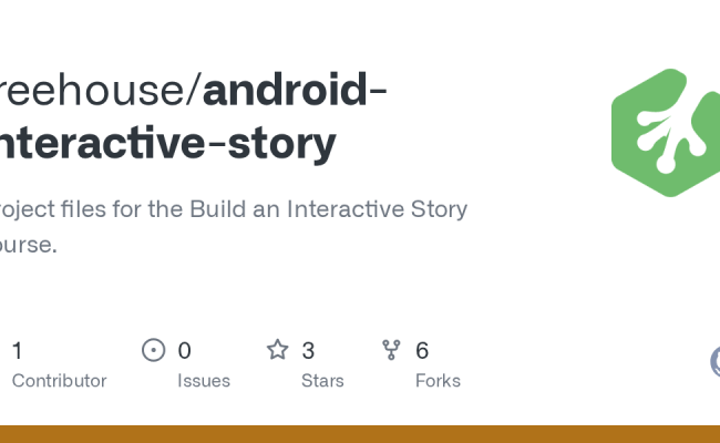 GitHub - Treehouse/android-interactive-story: Project Files For The ...