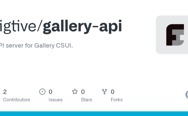 GitHub - Figtive/gallery-api: API Server For Gallery CSUI.