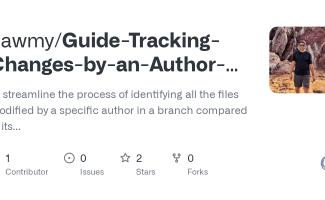 Guide-Tracking-Changes-by-an-Author-in-a-Git-Branch/README.md At Main ...