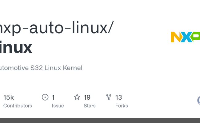 GitHub - Nxp-auto-linux/linux: Automotive S32 Linux Kernel