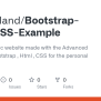 GitHub - PrinceNand/Bootstrap-Html-CSS-Example: Its A Basic Static ...