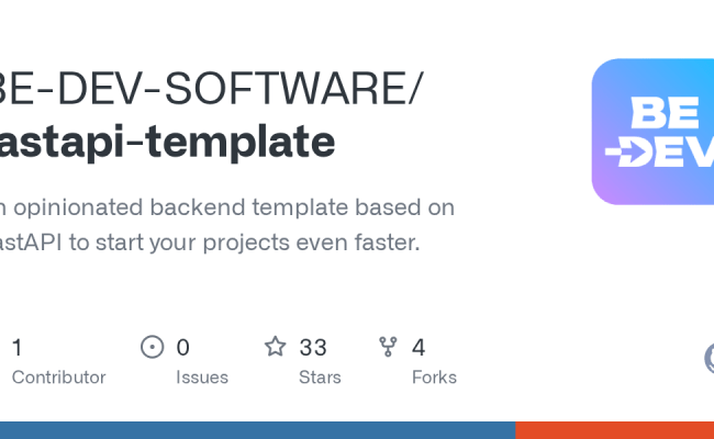 GitHub - Bereyziat-Development/fastapi-template: An Opinionated Backend ...