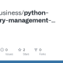 GitHub - Code-business/python-inventory-management-system