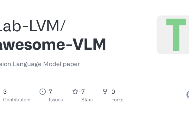 GitHub - Lab-LVM/awesome-VLM: Vision Language Model Paper