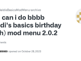Can I Do Bbbb Baldi S Basics Birthday Bash Mod Menu 2 0 2 Issue 76