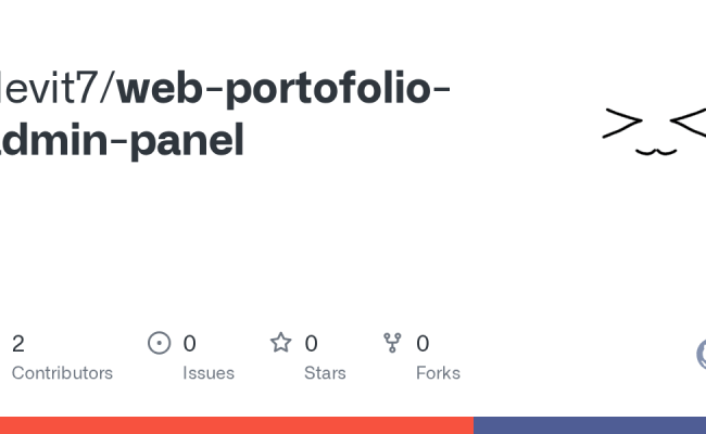 GitHub - Devit7/web-portofolio-admin-panel