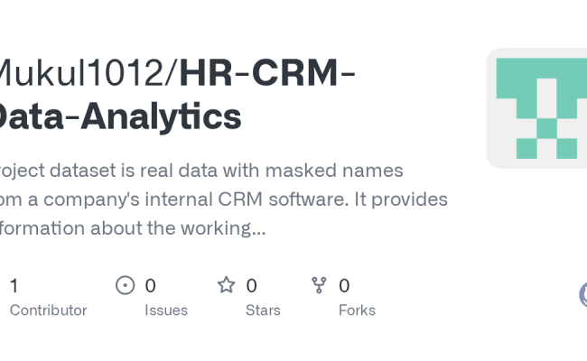 GitHub - Mukul1012/HR-CRM-Data-Analytics: Project Dataset Is Real Data ...