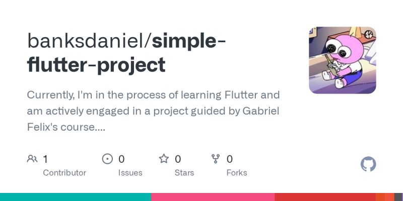 Github Aminhanedi Flutter Simple Project - Download Elegant Dark Design | 4K