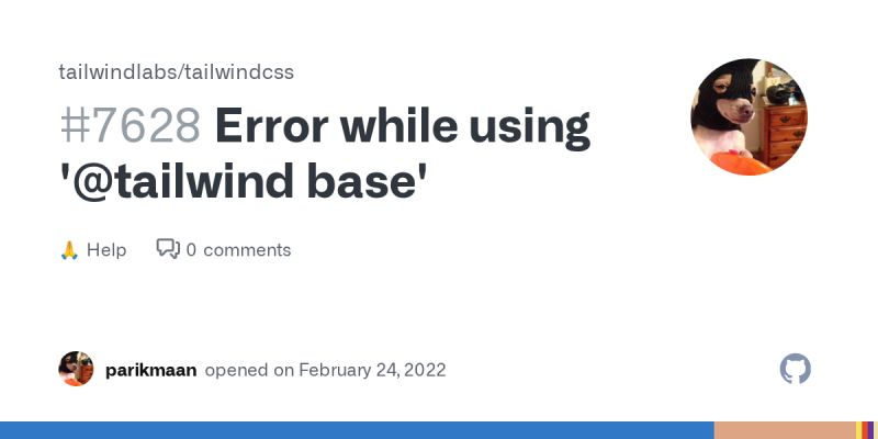 Tailwindcss Error Installing Tailwindlabs Tailwindcss Discussion - Full HD Abstract Images for Desktop