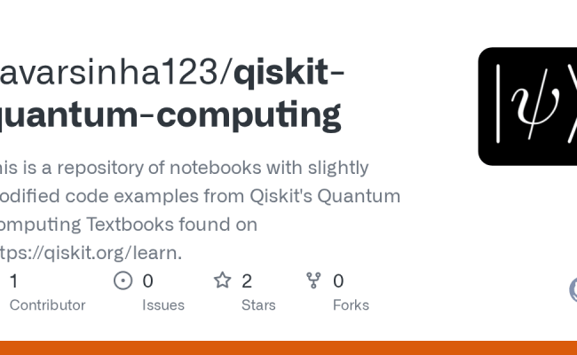 GitHub - Savarsinha123/qiskit-quantum-computing: This Is A Repository Of Notebooks With Slightly ...