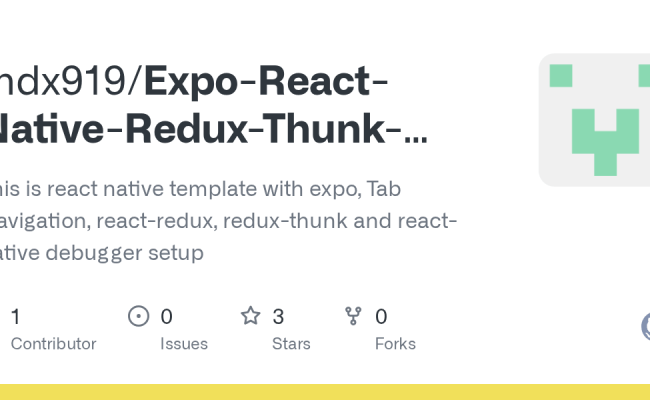 GitHub - Mdx919/Expo-React-Native-Redux-Thunk-Template: This Is React ...
