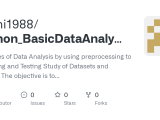 Github Hilmi1988 Python Basicdataanalysis Practices Of Data Analysis