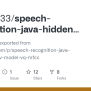 GitHub - Gtiwari333/speech-recognition-java-hidden-markov-model-vq-mfcc ...
