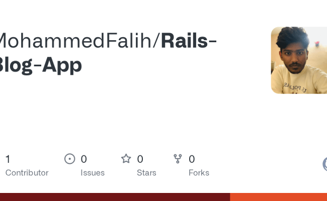 GitHub - MohammedFalih/Rails-Blog-App