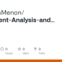 GitHub - AdwaithMenon/Sentiment-Analysis-and-Classification-of-Tweets ...