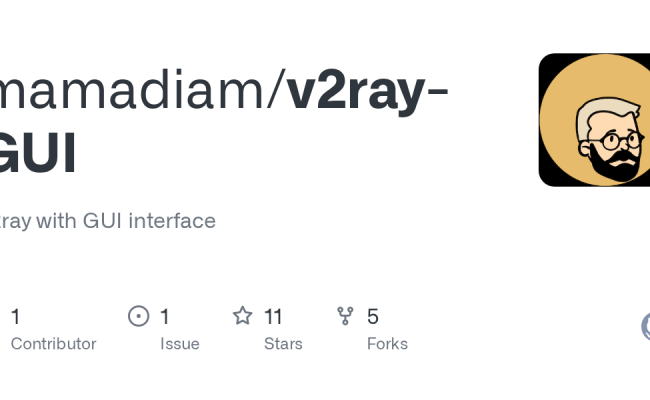 GitHub - Mamadiam/v2ray-GUI: V2ray With GUI Interface
