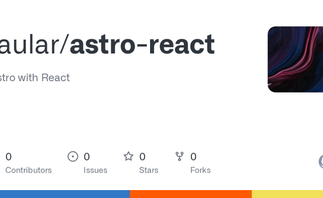 GitHub - Jaular/astro-react: Astro With React