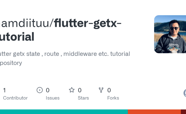 GitHub - Hamdiituu/flutter-getx-tutorial: Flutter Getx State , Route ...