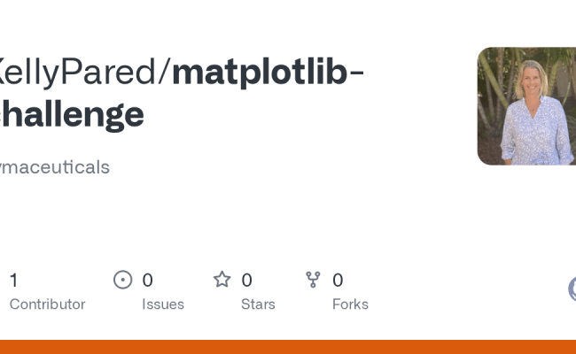 GitHub - KellyPared/matplotlib-challenge: Pymaceuticals