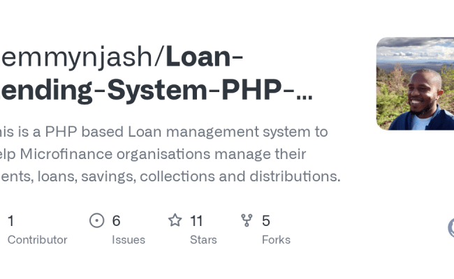 GitHub - Lemmynjash/Loan-Lending-System-PHP-MYSQL: This Is A PHP Based ...