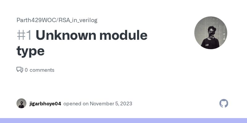 Github Parth429woc Rsa In Verilog Rsa Implemented In Verilog - Best Mountain Images in Ultra HD