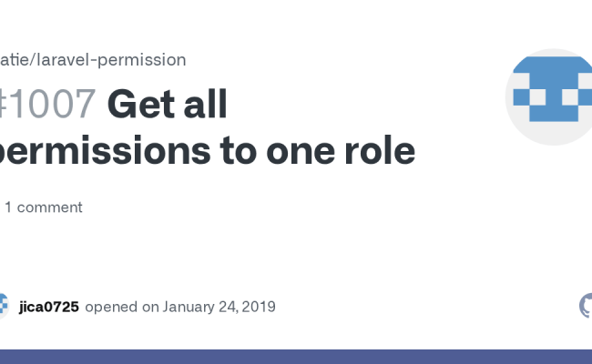 Get All Permissions To One Role · Issue #1007 · Spatie/laravel ...