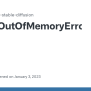 OutOfMemoryError · Issue #1243 · TheLastBen/fast-stable-diffusion · GitHub