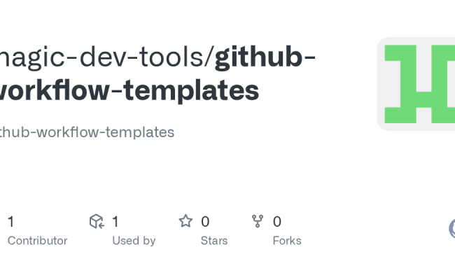 GitHub - Magic-dev-tools/github-workflow-templates: Github-workflow ...