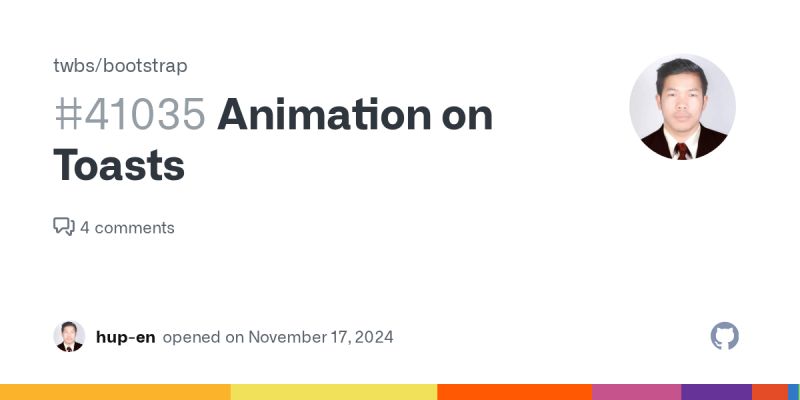 Width Of Toasts Issue 28607 Twbs Bootstrap Github - Download Stunning Colorful Pattern | Ultra HD