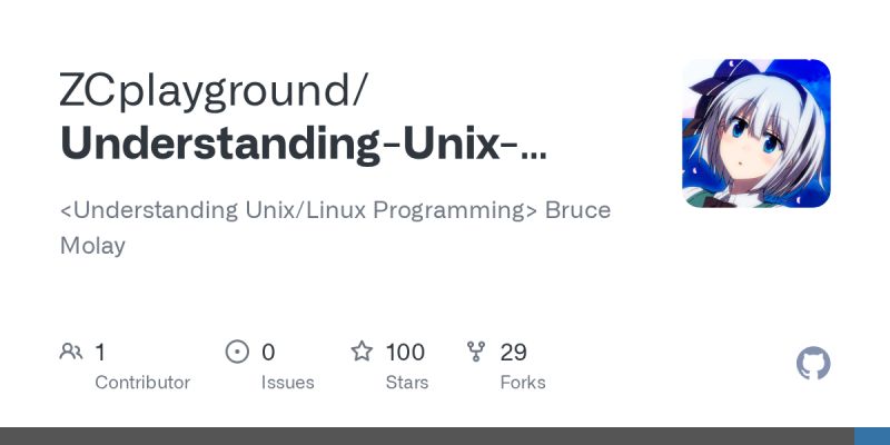 Github Zcplayground Understanding Unix Linux Programming Bruce Molay - Best Dark Patterns in Desktop