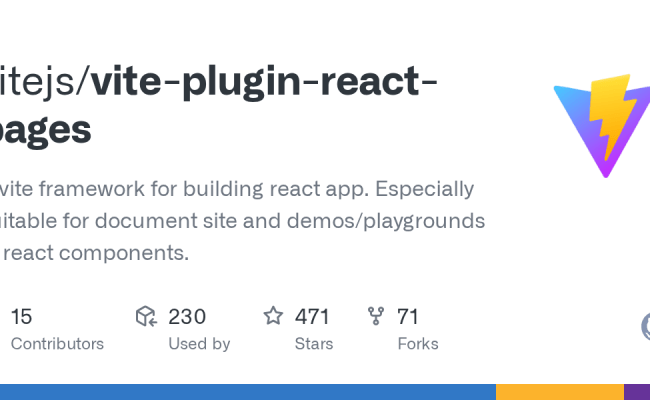 GitHub - Vitejs/vite-plugin-react-pages: A Vite Framework For Building ...