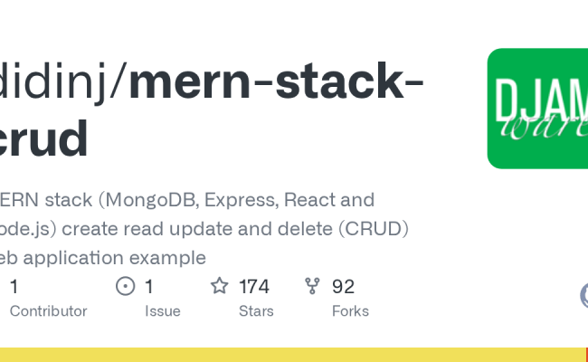 GitHub - Didinj/mern-stack-crud: MERN Stack (MongoDB, Express, React ...
