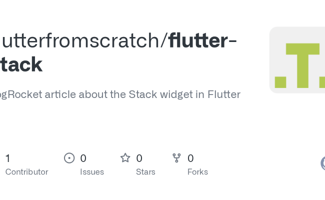 GitHub - Flutterfromscratch/flutter-stack: LogRocket Article About The ...
