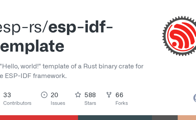 GitHub - Esp-rs/esp-idf-template: A 
