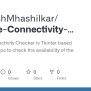 GitHub - ShreyashMhashilkar/Website-Connectivity-Checker: Website ...