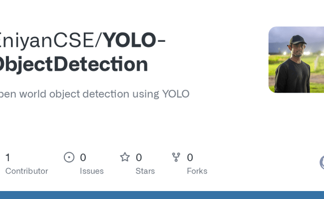 GitHub - EniyanCSE/YOLO-ObjectDetection: Open World Object Detection ...