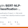 GitHub - Chetangith/BERT-NLP-Email-Classification-Project: BERT Email ...