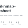 GitHub - Firephil/nmap-Cheatsheet: :notebook: Reference Guide For ...