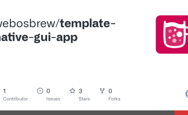 GitHub - Webosbrew/template-native-gui-app