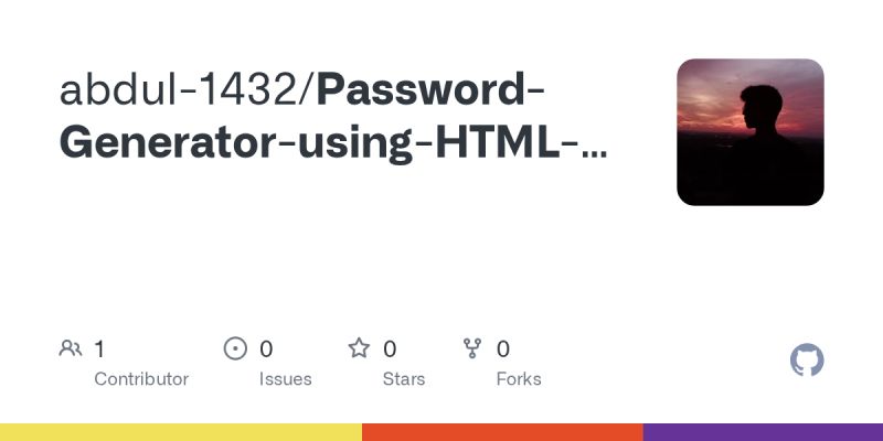 Random Password Generator Using Html Css And Javascript With Source - Elegant Space Art - Mobile
