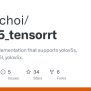 GitHub - AIpakchoi/yolov5_tensorrt: This Is The Implementation That Supports Yolov5s, Yolov5m ...