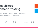 Github Microsoft Cpp Systematic Testing A Library For Testing
